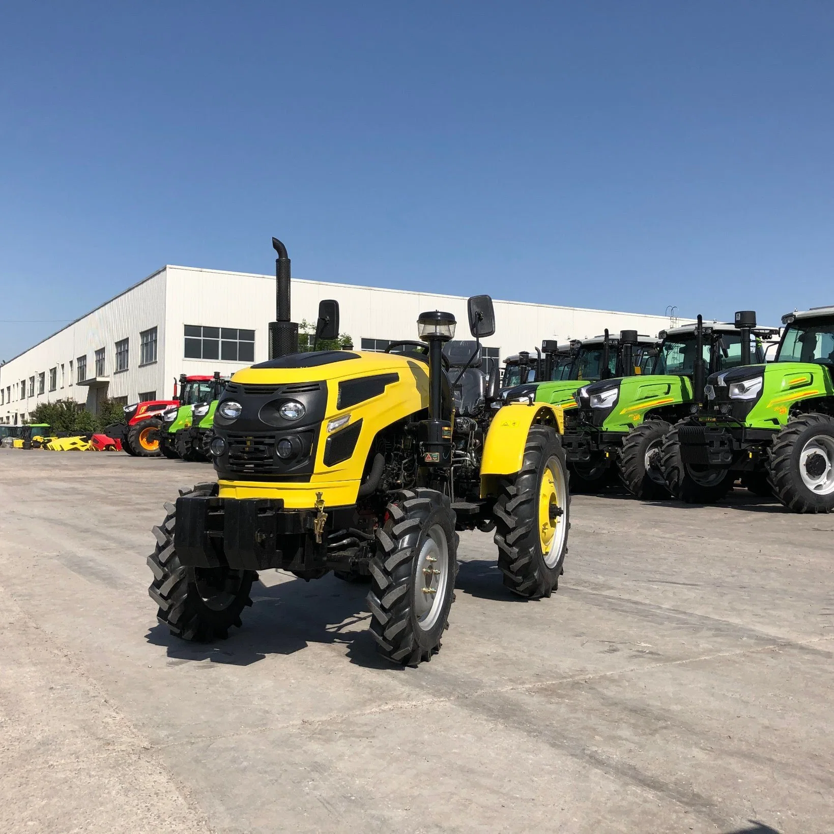 Chinesische Fabrik Haiqin Te Serie 40HP 4WD Landwirtschaftlichen CamAct Mini Bauernhof Garten Rasen Traktor zum Verkauf