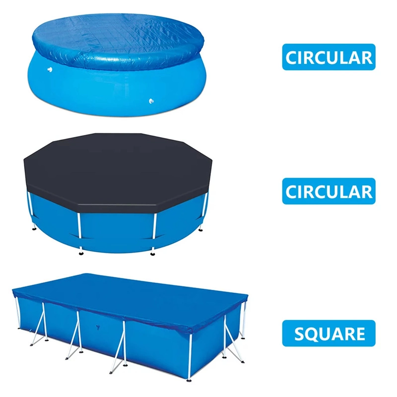 Can Be Customized PE Swimming Pool Cover Blue or Other Color