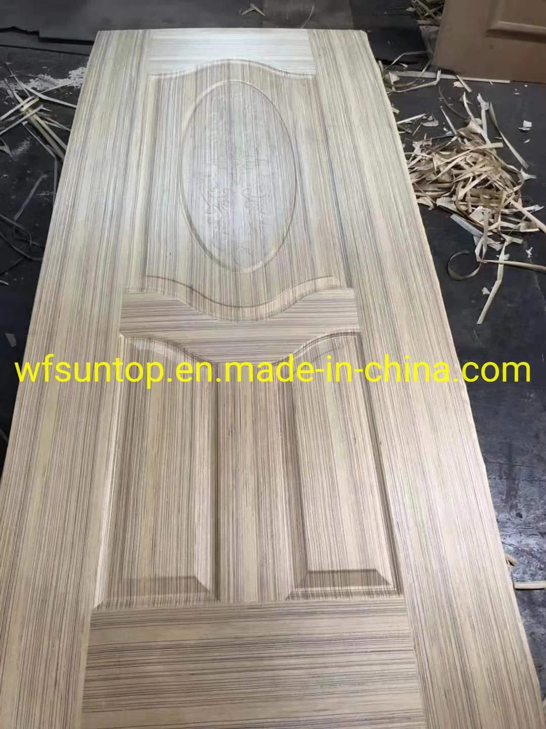 Interior Natural Ash Solid Wood Doors Veneer Moulded Door Skin