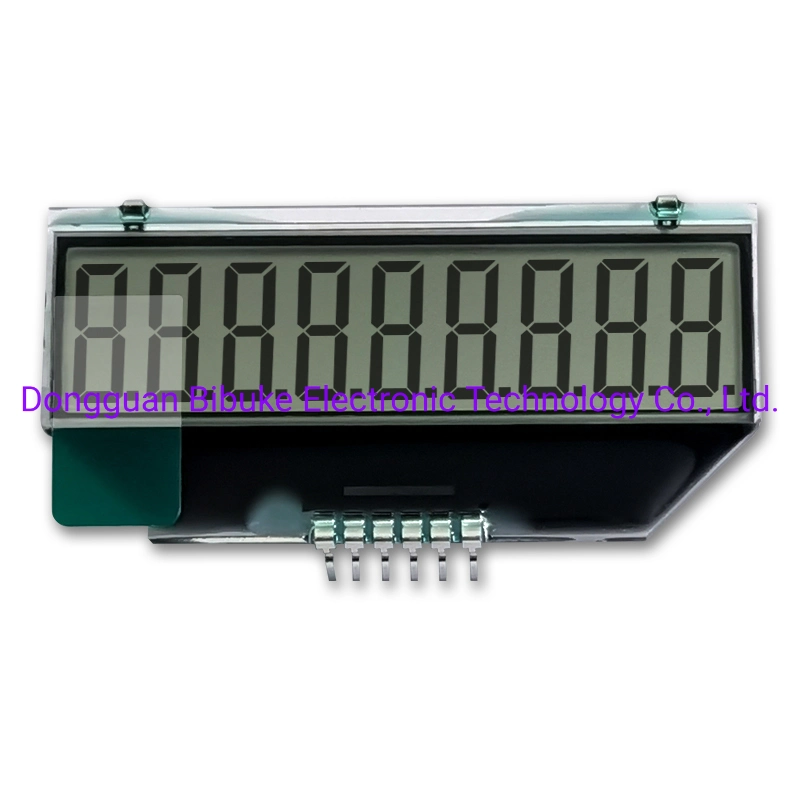 Customized Water Meter Petrol Gas Pump Tn LCD 7 Segment LCD Display Module