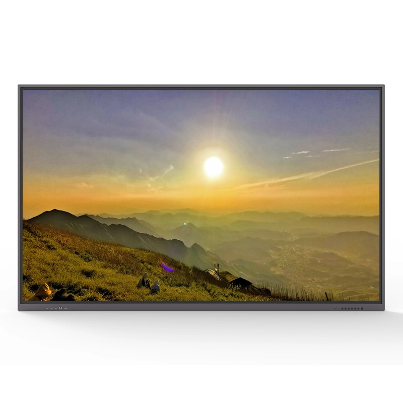 Hot Selling 75 Inch IR 4K Resolution Interactive Touch Screen Monitors Panel Display Smart White Board