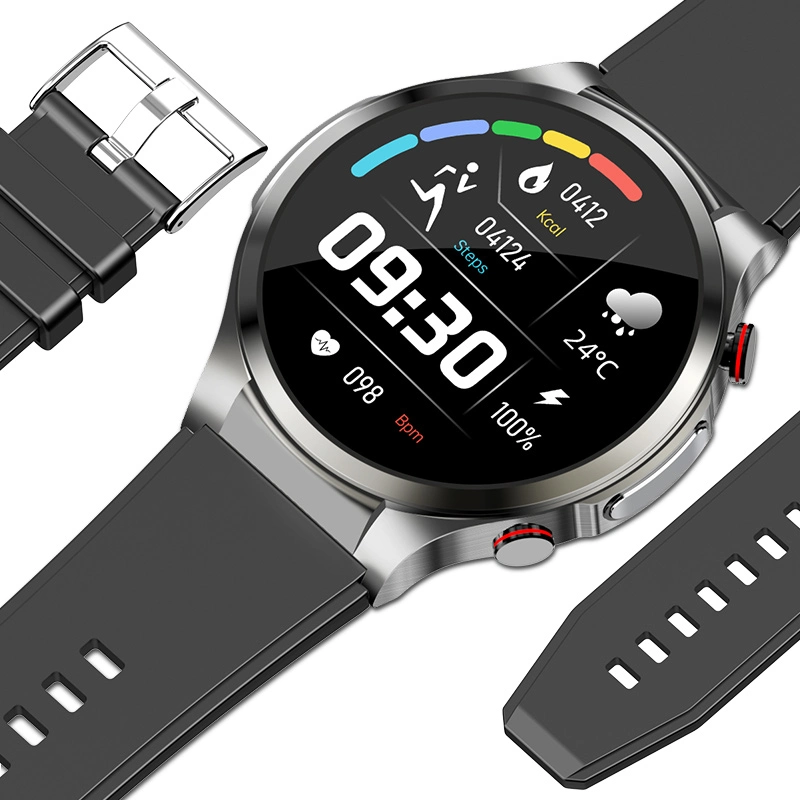 Moniteur de glycémie non invasive Wrist Smart Regardez Smartwatch avec capteur ECG PPG pour diabétiques