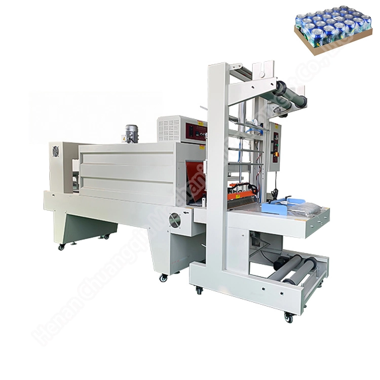 Weinwasserbehälter Flasche Schrumpffolie Verpackungsmaschine Flaschenbeutel Verpackungsmaschine PE Film Stretch Wrapping Auto Maschine