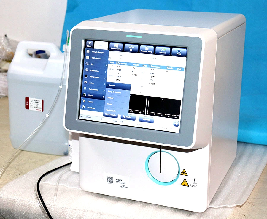 Mindray BC-30vet Hämatologie-Analysator Veterinär 4 Teil Differential CBC Maschine V. Chr. 2800