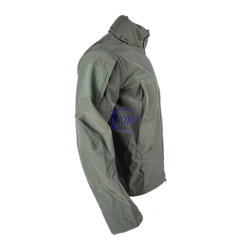 Breathable Solid Color Lightweight Urban Waterproof Tactical Men Jacket