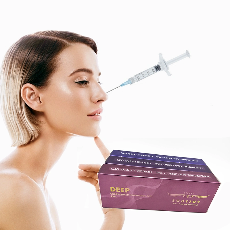 Bodyjoy 2 Ml Lip Injection Dermal Filler Cross Linked Hyaluronic Acid Filler