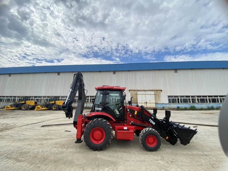 Nuevo precio chino Tder Tractor con pala cargadora retroexcavadora y