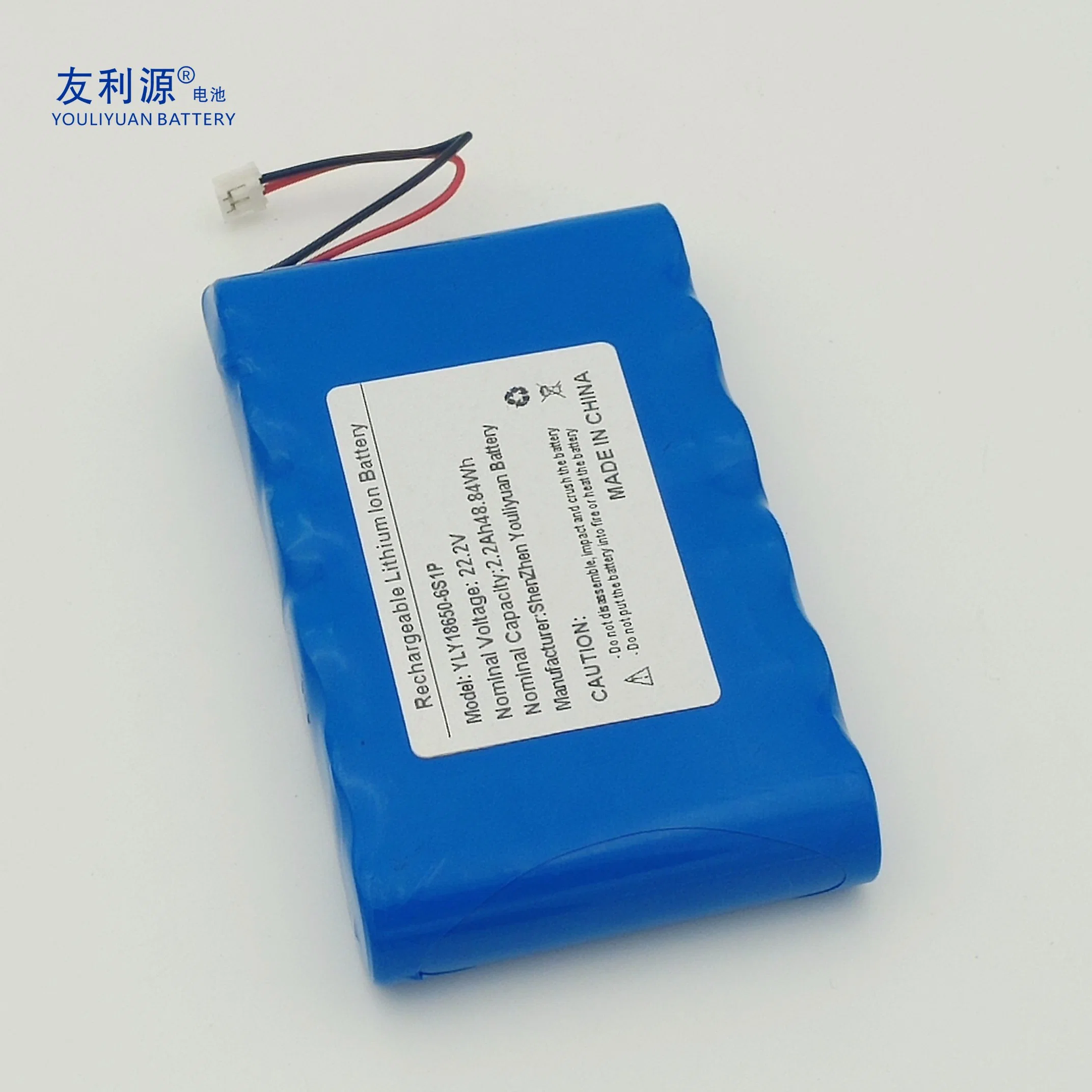 High quality/High cost performance Li-ion/Lithium Ion 18650 Battery Pack 22.2V 2200mAh Power Tool Battery Blood Pressure Instrument Battery Bluetooth Speaker Battery