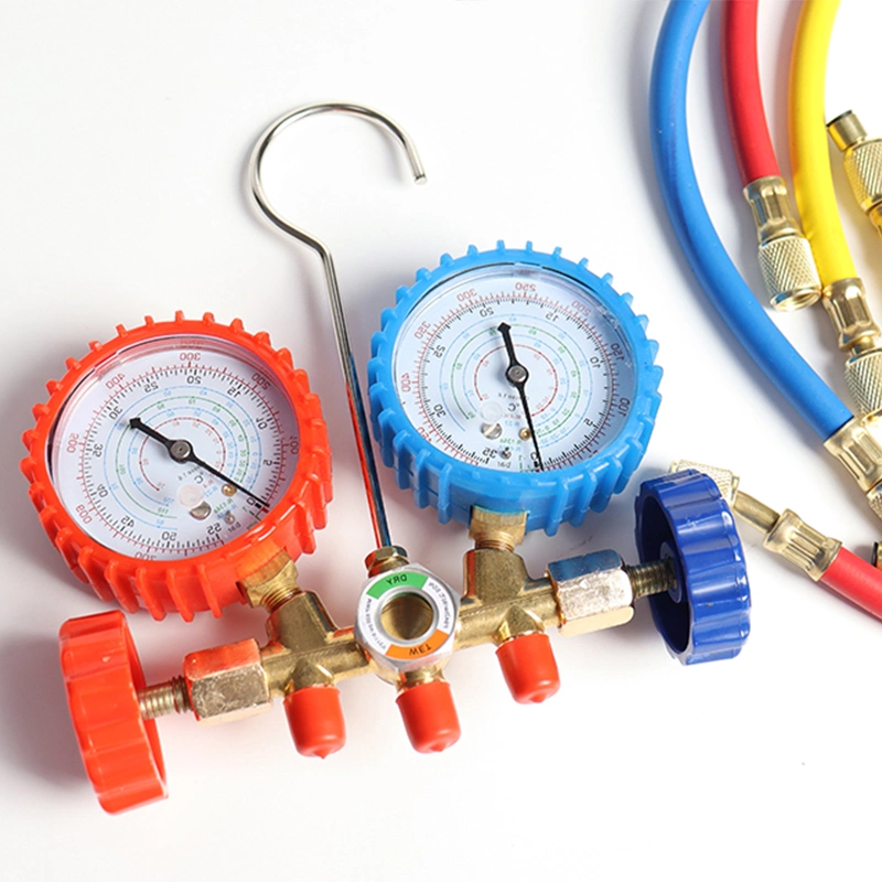 HVAC Accurate Dual Manifold Gauge for Refrigerant