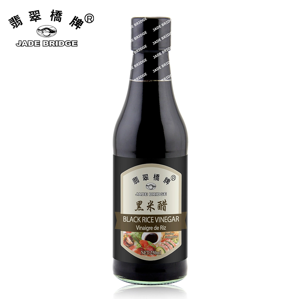 200 Ml OEM Factory Price Jade Bridge Black Rice Vinegar for Supermarkets