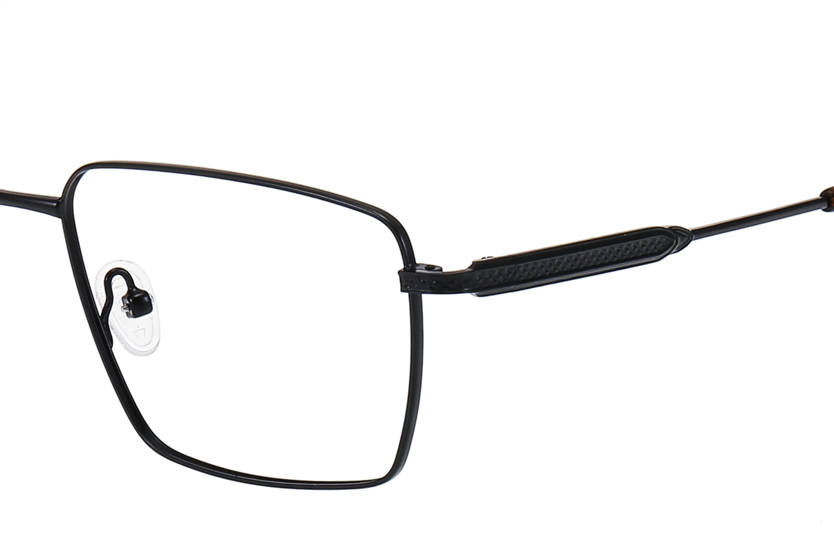 Last Design Rectangle Spectacles Metal Frame Eye Glasses Optic Frame