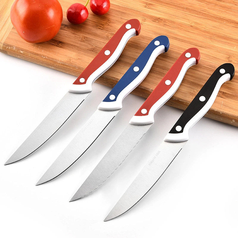 Barato Hot Sales Acero inoxidable Hoja de fruta 5'' cuchillo de Paring Para la cocina corte diario