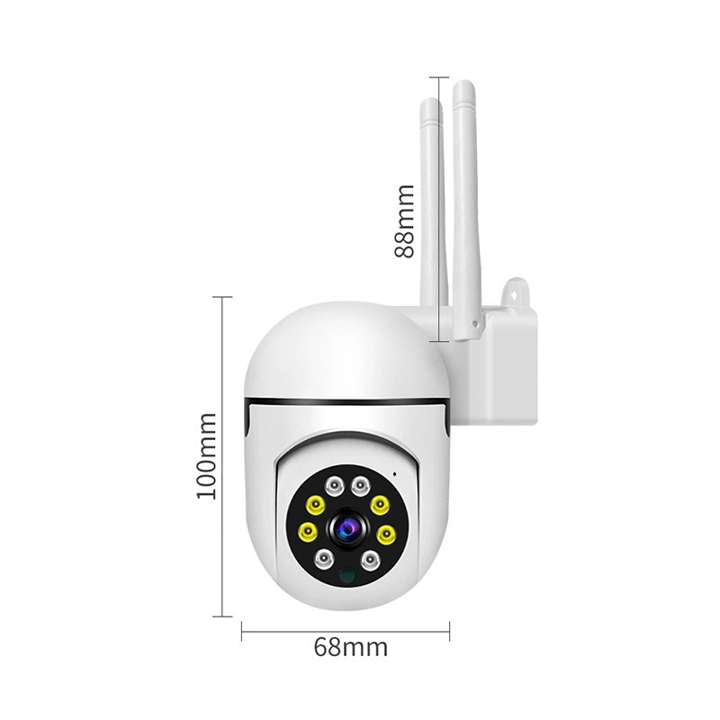 Câmara CCTV de segurança de fábrica com controlo automático de imagens (Ai Human Auto) Monitorização de movimento MONITOR IP PTZ sem fios 1080P