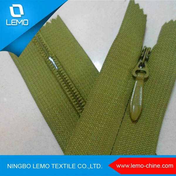 2021 Quality Nylon Polyester Teeth Invisible Zipper