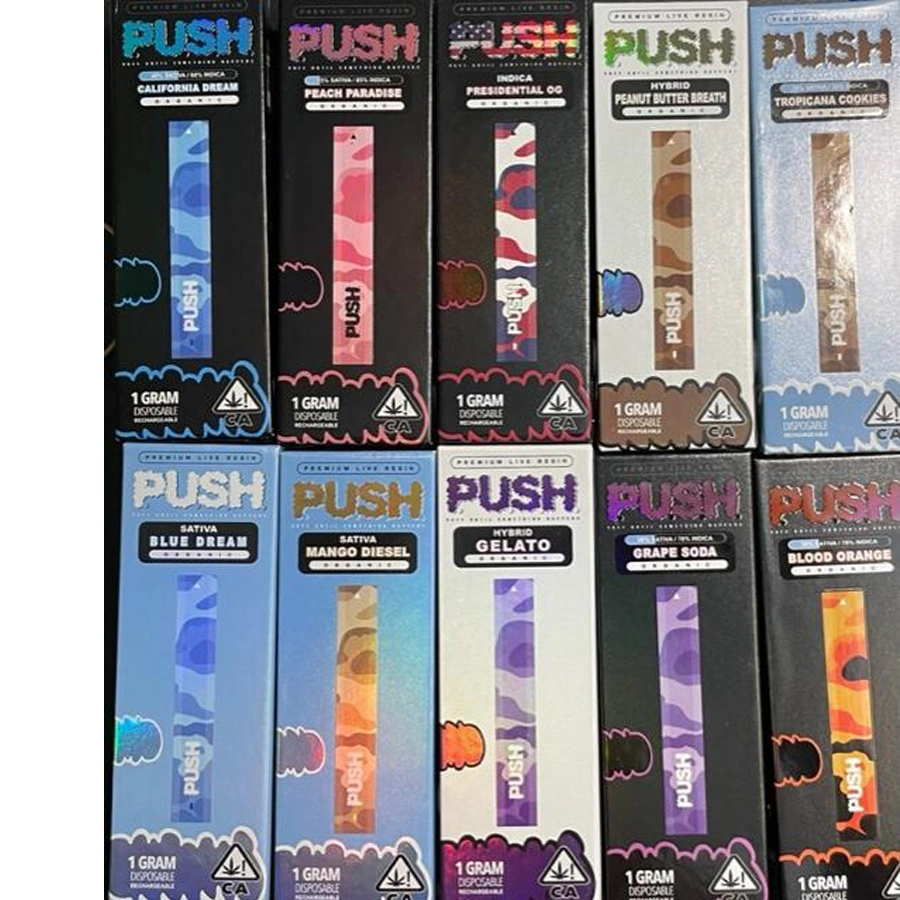 Push Vente en gros jetable E cigarette vide emballage Mod E Hookah