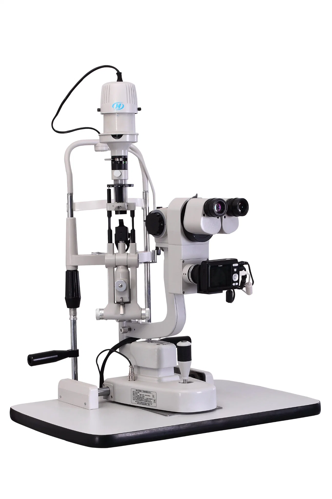 Microscopio de máquina de lámpara de LED con iluminación oftálmica a bajo precio