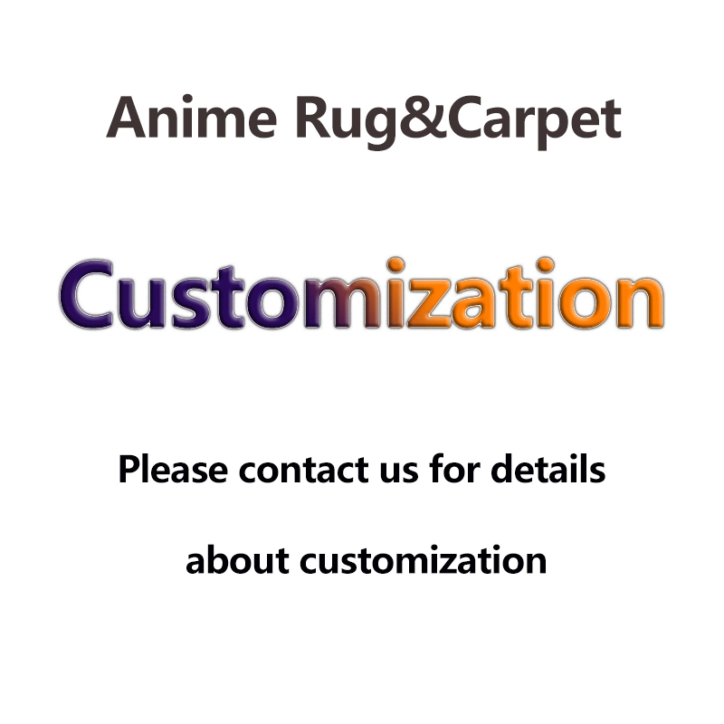 Custom Halloween Irregular Luxury Cartoon Anime Rug Festival Handmade Carpet Area Rug