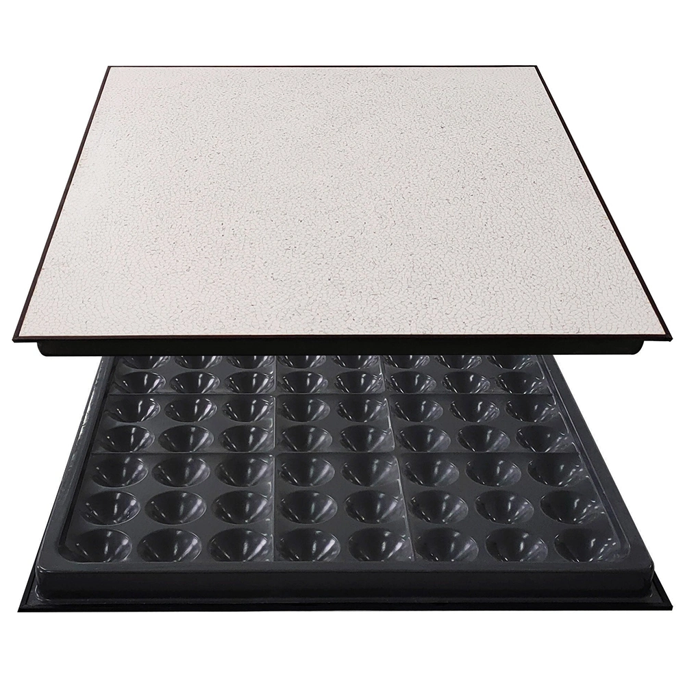 Building Material Anti-Static Access Floor PVC Panel for Computer Room, Data Center