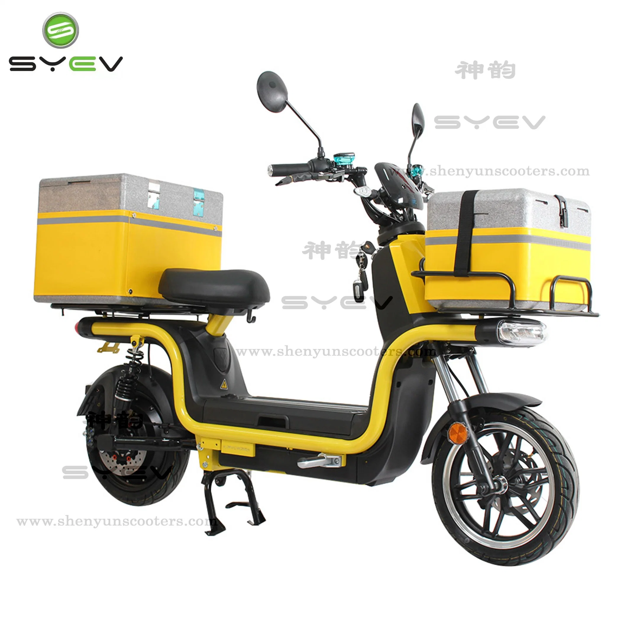 EEC Fast Food Electric Delivery Scooter Powerful 1200W Electric Motorcycle 2-Wheel E-Bike