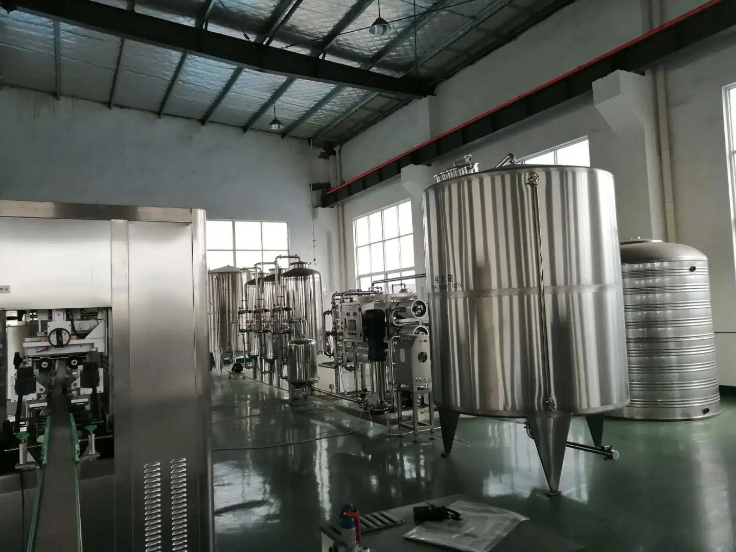 Pure Drinks Juice Beverages Water Treatment System Equipment