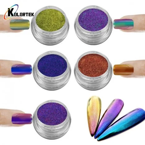 Cosmetic Grade Chameleon Color Changing Nail Powder Optical Chameleon Pigment