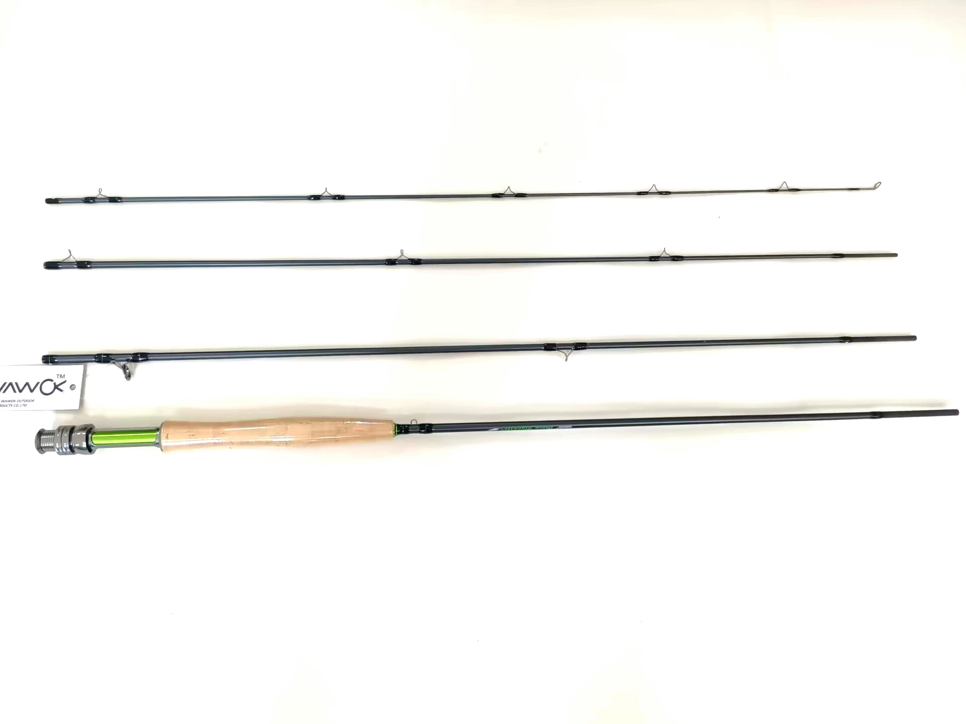 Fly Fishing Rod 4-Piece Fly Rod Durable Nylon Travel Tube