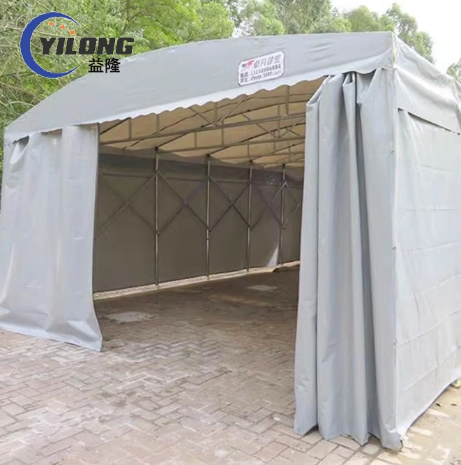 Stand Self Movable Tarpaulin Roofing Steel Frames Car Sun Shelter Awning Canopy