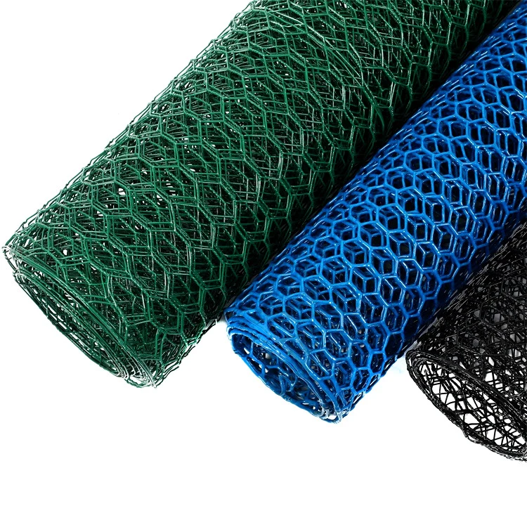 5/8" 1/2" 3/4" 1" Chicken Rabbit Galvanized Green PVC Coated Iron Metal Welded Chain Link Hexgonal Wire Mesh