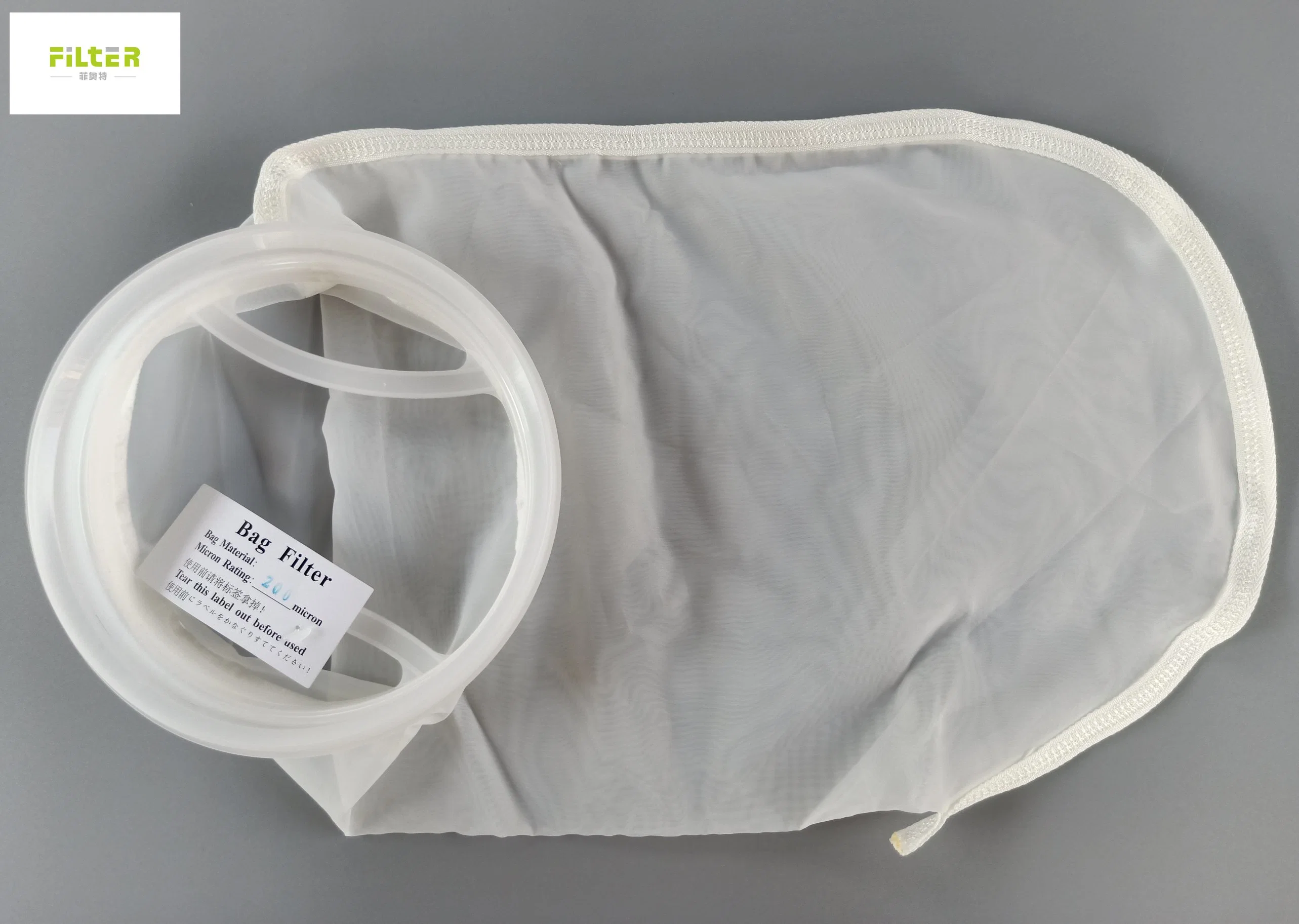 Industrial Textil de polipropileno PP PE malla de nylon bolsa de filtro de líquido para la filtración