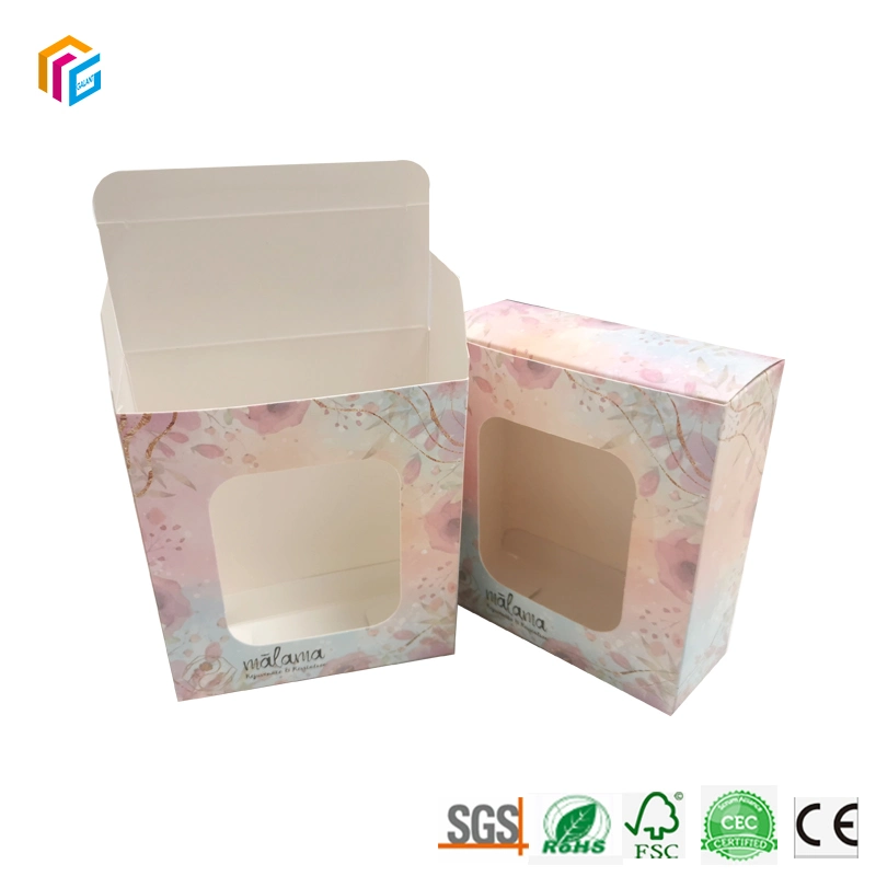 Custom Printing Factory Price Eco Friendly Art Paper Packaging Soap Boxes with Window