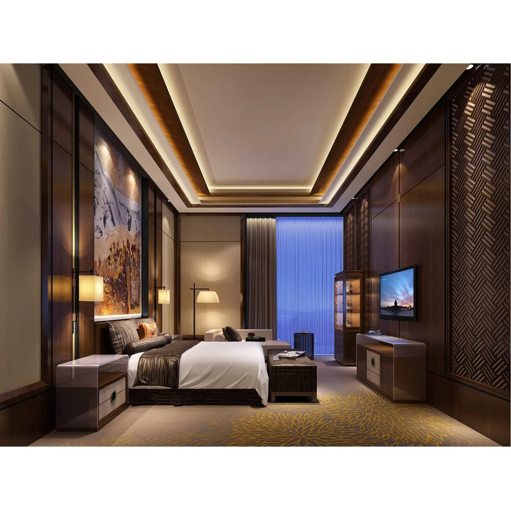 hecho personalizado 5 estrellas de lujo moderna hospitalidad habitaciones interiores Muebles de Dormitorio