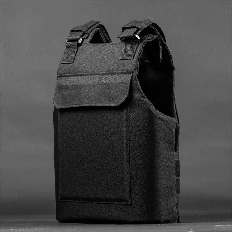 Outdoor Waterproof Nylon Tactical Vest Self Defense Vest with Bulletproof Plate