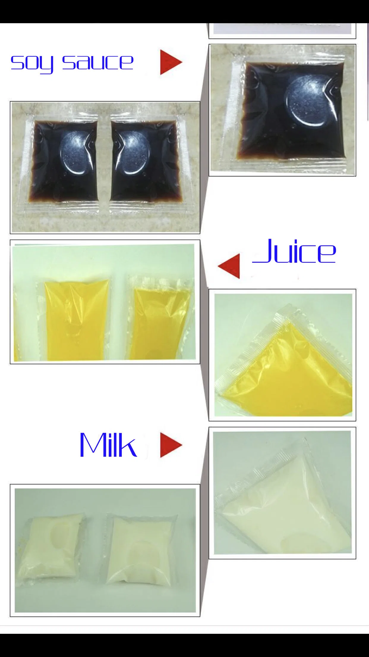 Processus de remplissage automatique de sachet liquide /pochette de jus de machine de remplissage pour la vente