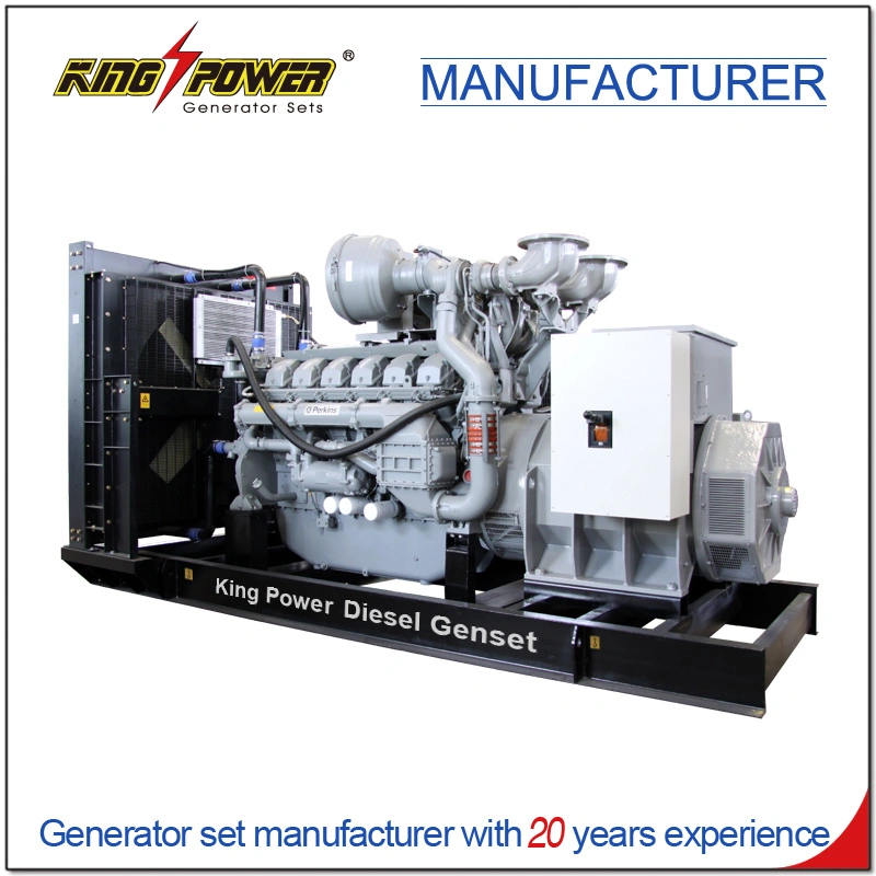 Prime Power 1900kVA Yuchai Weichai 380V220V Portable Silent Open Type Diesel Generator