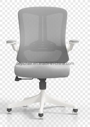 Tilting Mechanism Nylon Base with Fabric Cushion Headrest with Adjustable Arms Mesh Back Fabric Cushion Seat High Back Office Chair