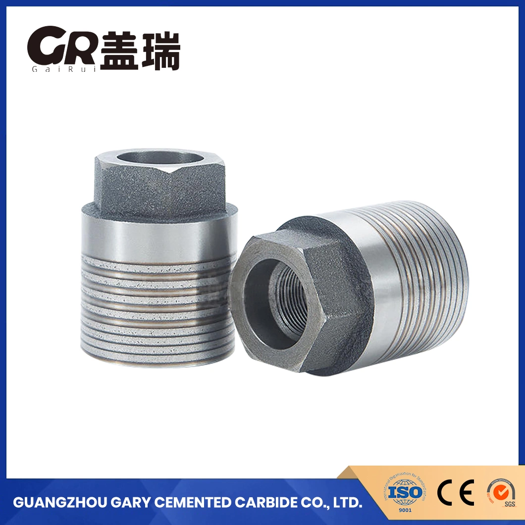 Stainless Spray Threaded Nozzle Cemented Tungsten Carbide Nozzle for PDC Drilling Bit
