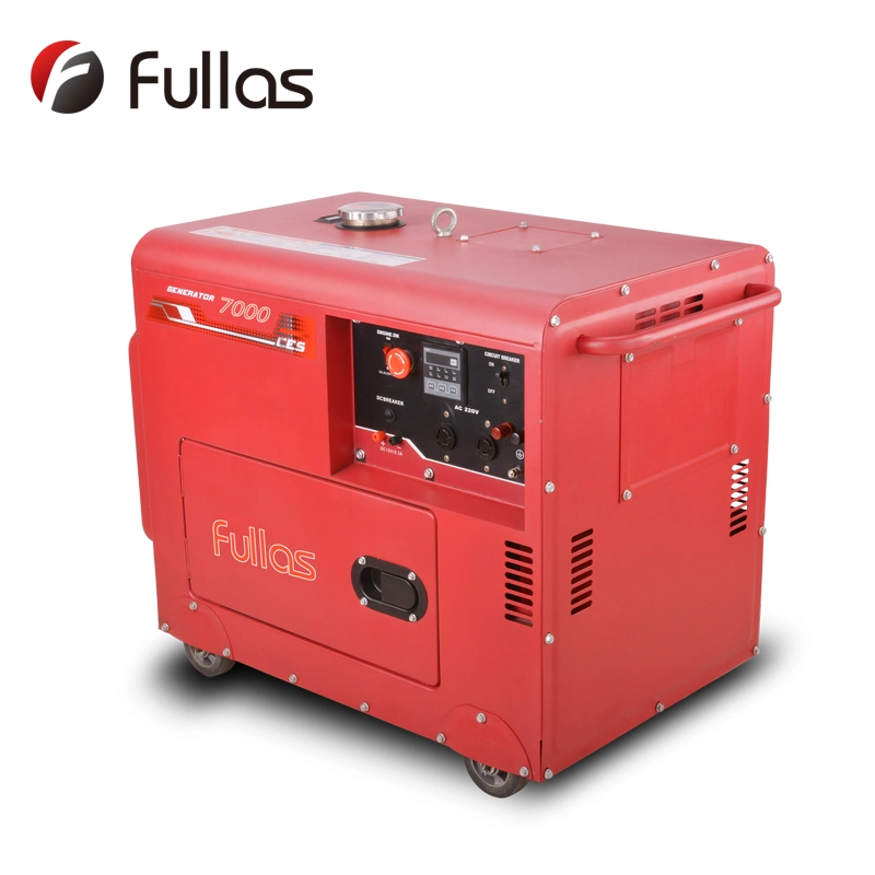 FPD7000CES 60Hz Rated Power 6.0KW Portable Industrial Silent Electric Start Diesel Silent Generator Powered by FP192FE