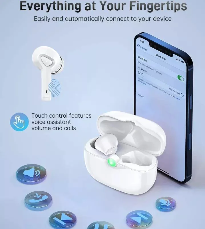 True Wireless Bluetooths Headset Portable Medium Player Mobile Phone Headphone