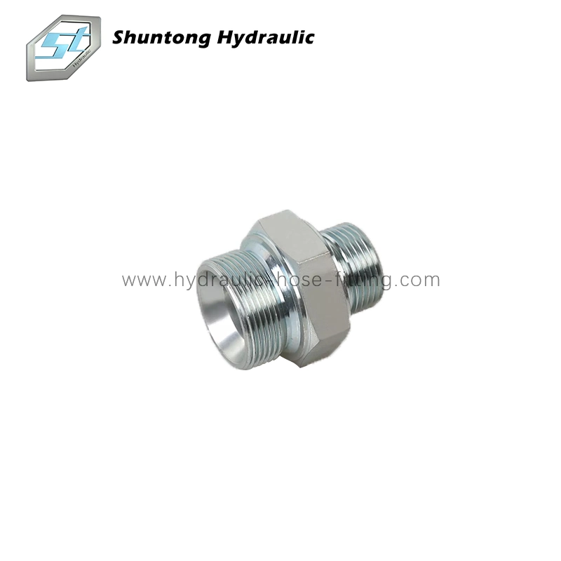 Hydraulic Hose Fittings Metric 24&deg; Male/Female/Male Tee Hydraulic Adaptors