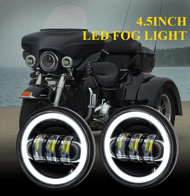 Car Accessories 4-1/2 Inch LED Fog Driving Lamp with DRL Daytime Running Light