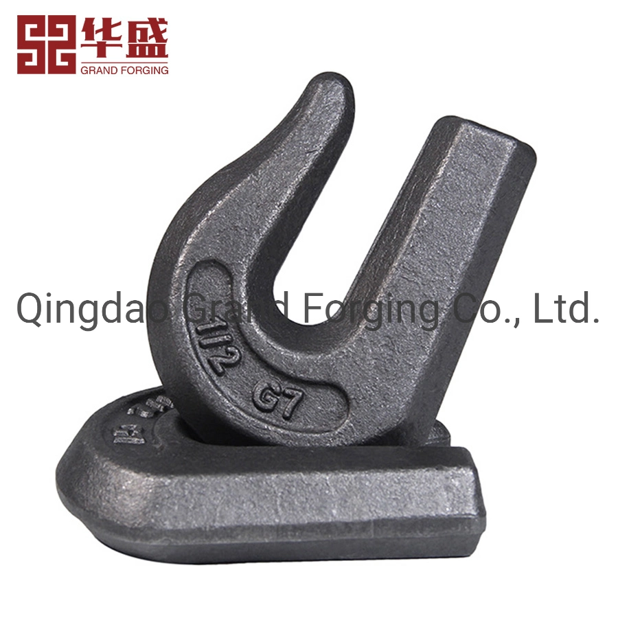 Us Type Alloy Steel Drop Forged G70 Auto Part Weld Chain Hook for Lifting