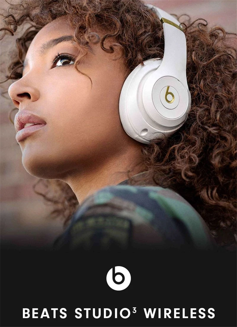 Unos auriculares inalámbricos Bluetooth Auriculares con reducción de ruido Música Deporte los auriculares con micrófono manos libres Studio 3 Beat