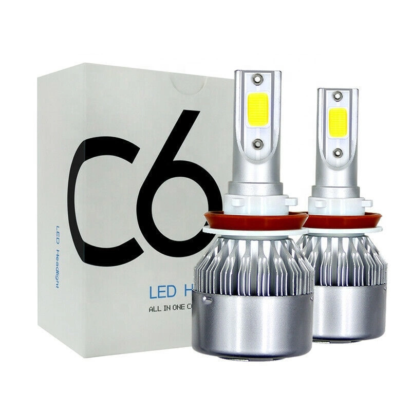 LED Headlight Super Bright Car Lamp C6 Auto Headlight