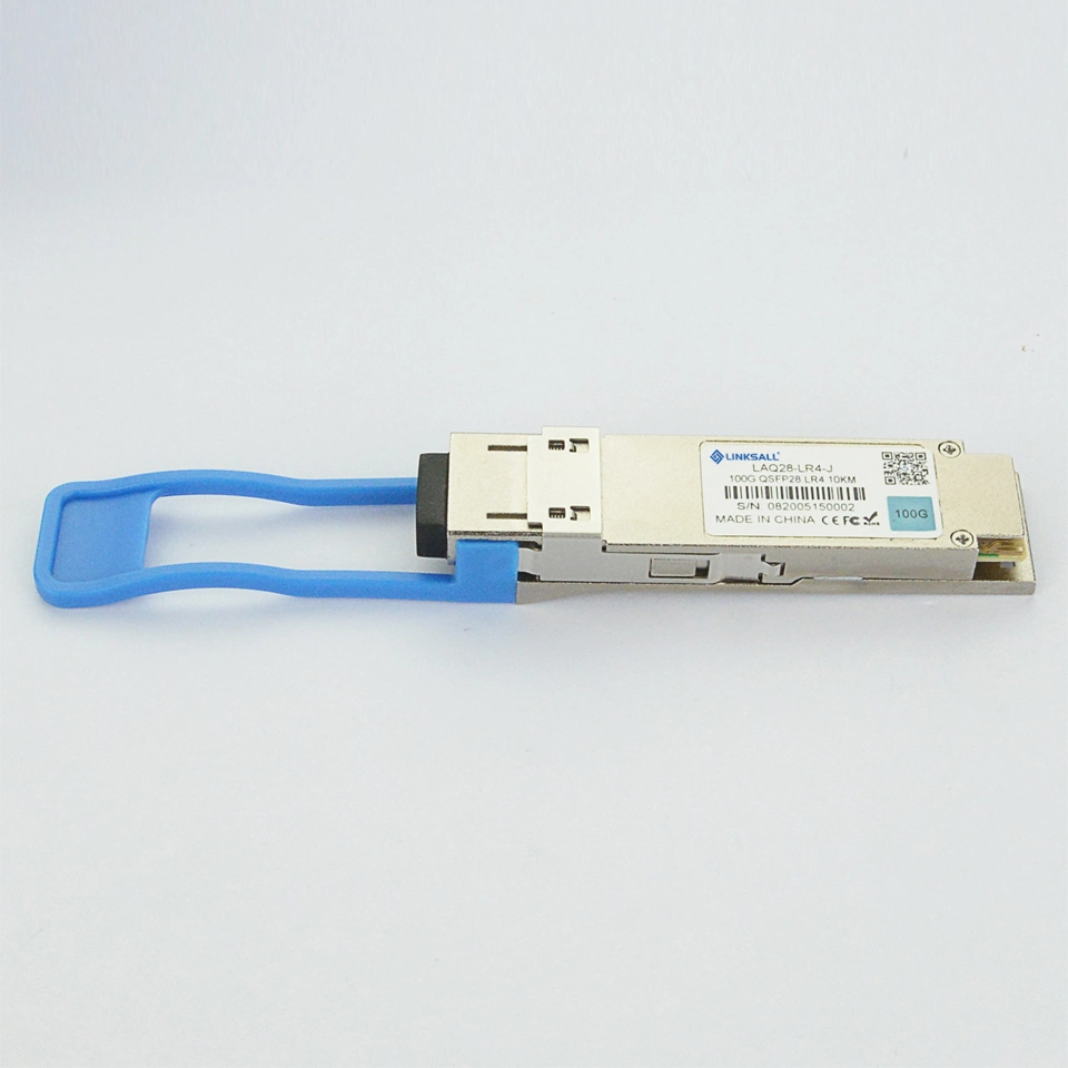 Check Point Cpac-Tr-100LR-SSM160-Qsfp28-I Compatible 100GBASE-LR4 Qsfp28 1310 nm a 10km Dom LC SMF módulo transceptor óptico (industrial)