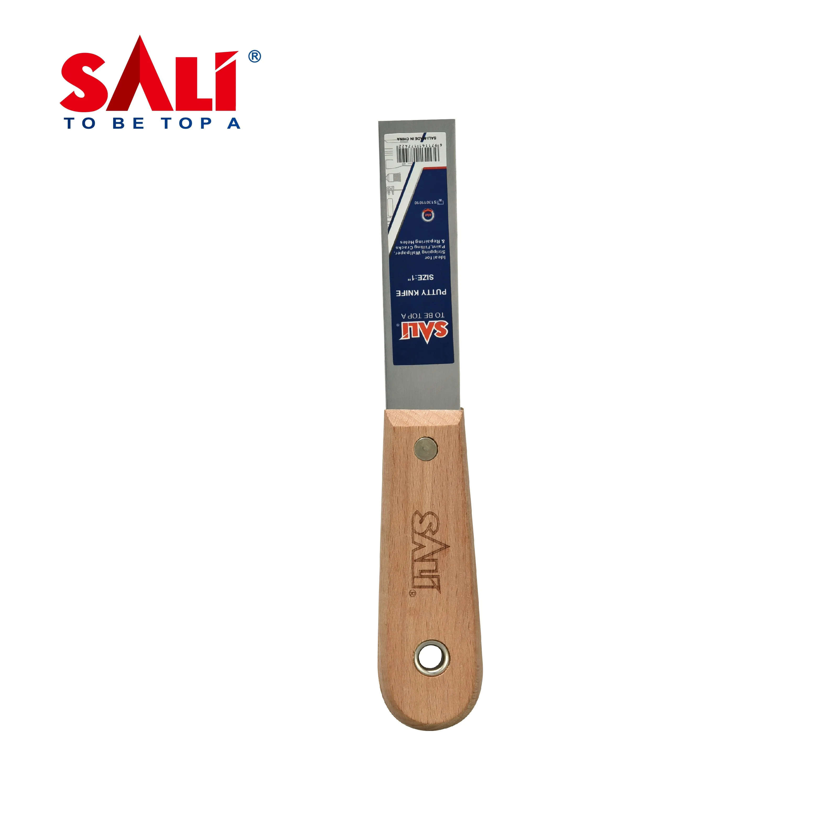 Sali 1.5&prime; &prime; High Quality Wooden Handle Durable Putty Knife