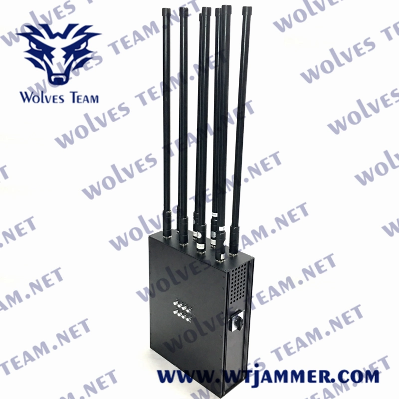 Lightweight Backpack Ied UHF VHF WiFi 3G 4G 5g GPS Cell Phone Signal Jammer