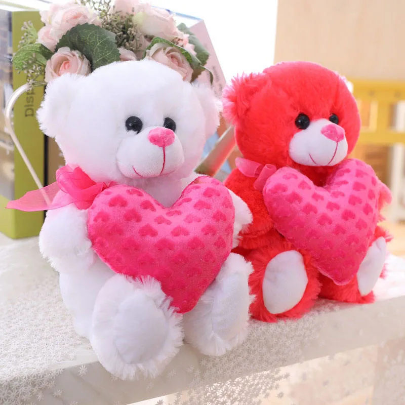 Lindo Moda día de San Valentín Regalo Lovely Toy con corazón Teddy Oso