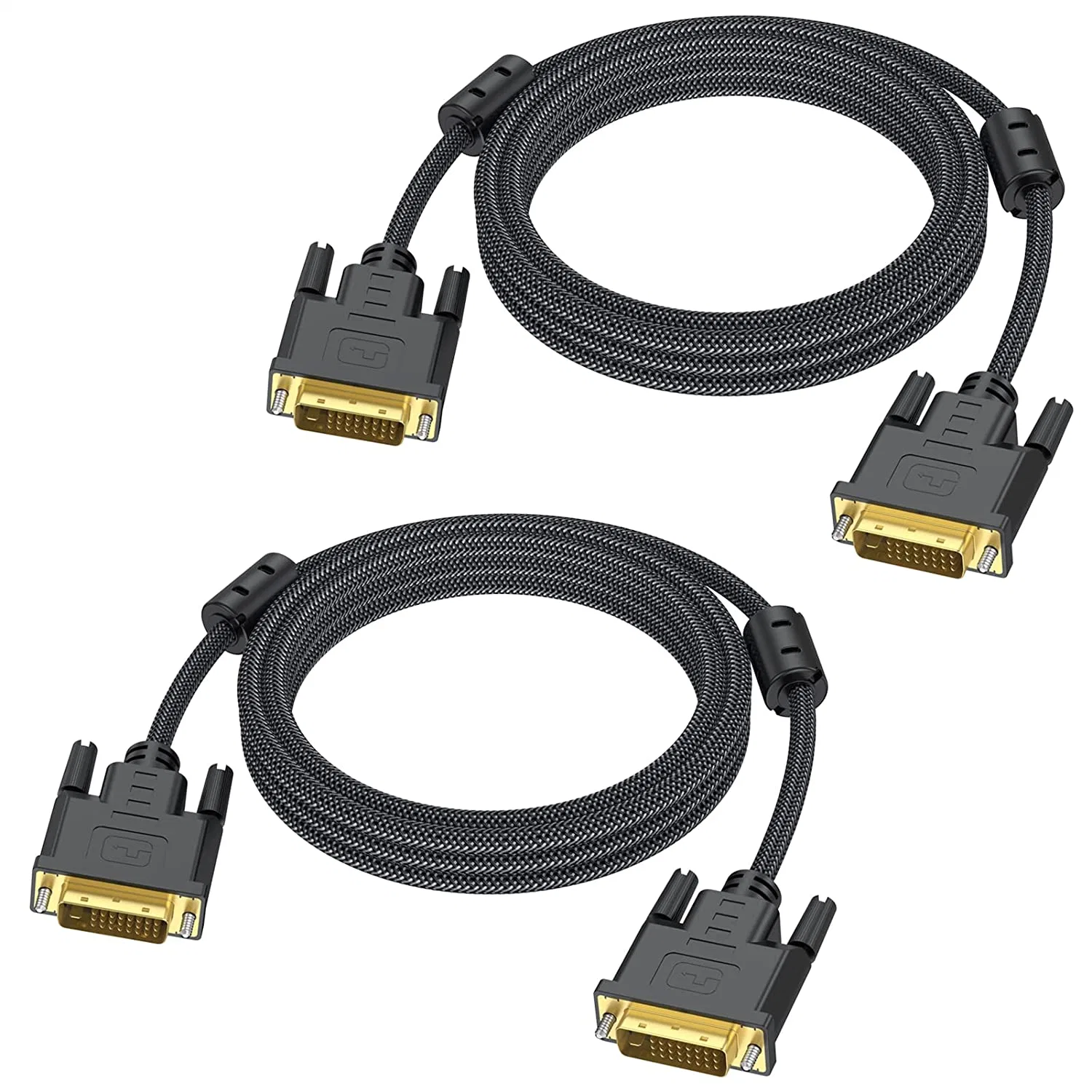 Displayport (DP) to DVI Adapter, Gold-Plated Display Port to DVI-D Adapter (Male to Female) Compatible with Computer