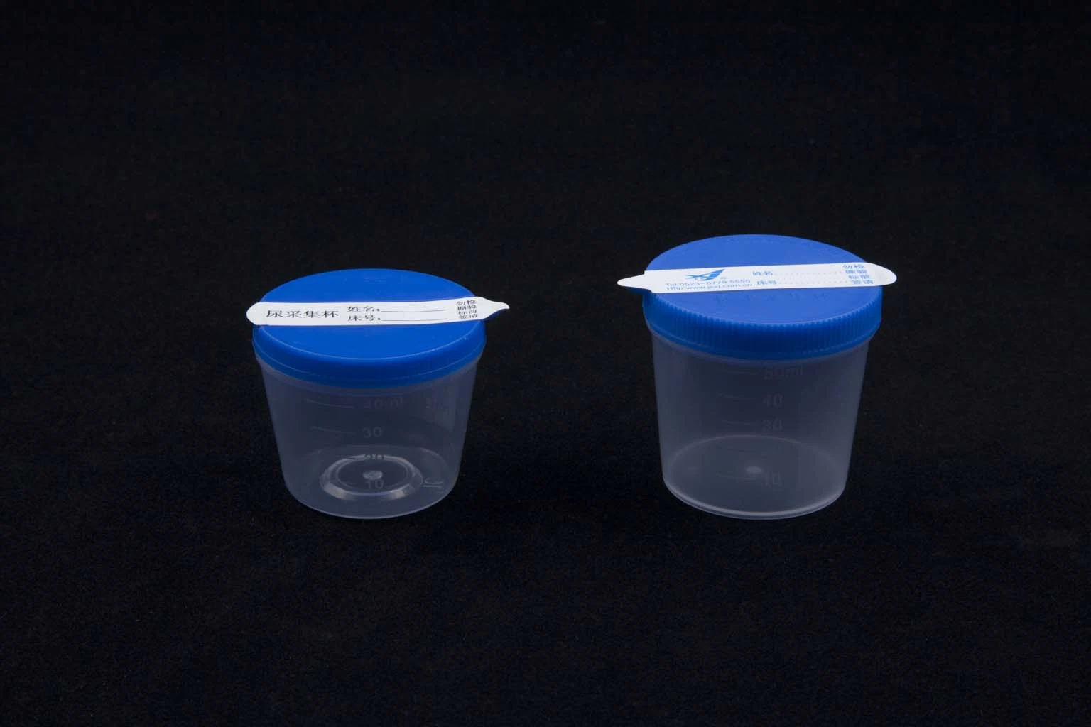 Disposable Plastic 100ml 60ml 40ml Urine Container with Screw Cap