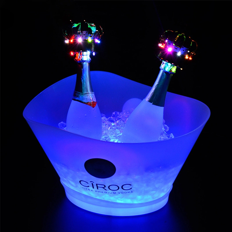 12 Litre Colorful Champagne Light Ice Bucket KTV Beer Ice Bucket LED Ice Bucket